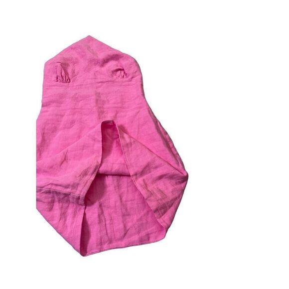 Natalie Rolt Vibrant Pink Halter Mini Dress - Picture 5 of 9